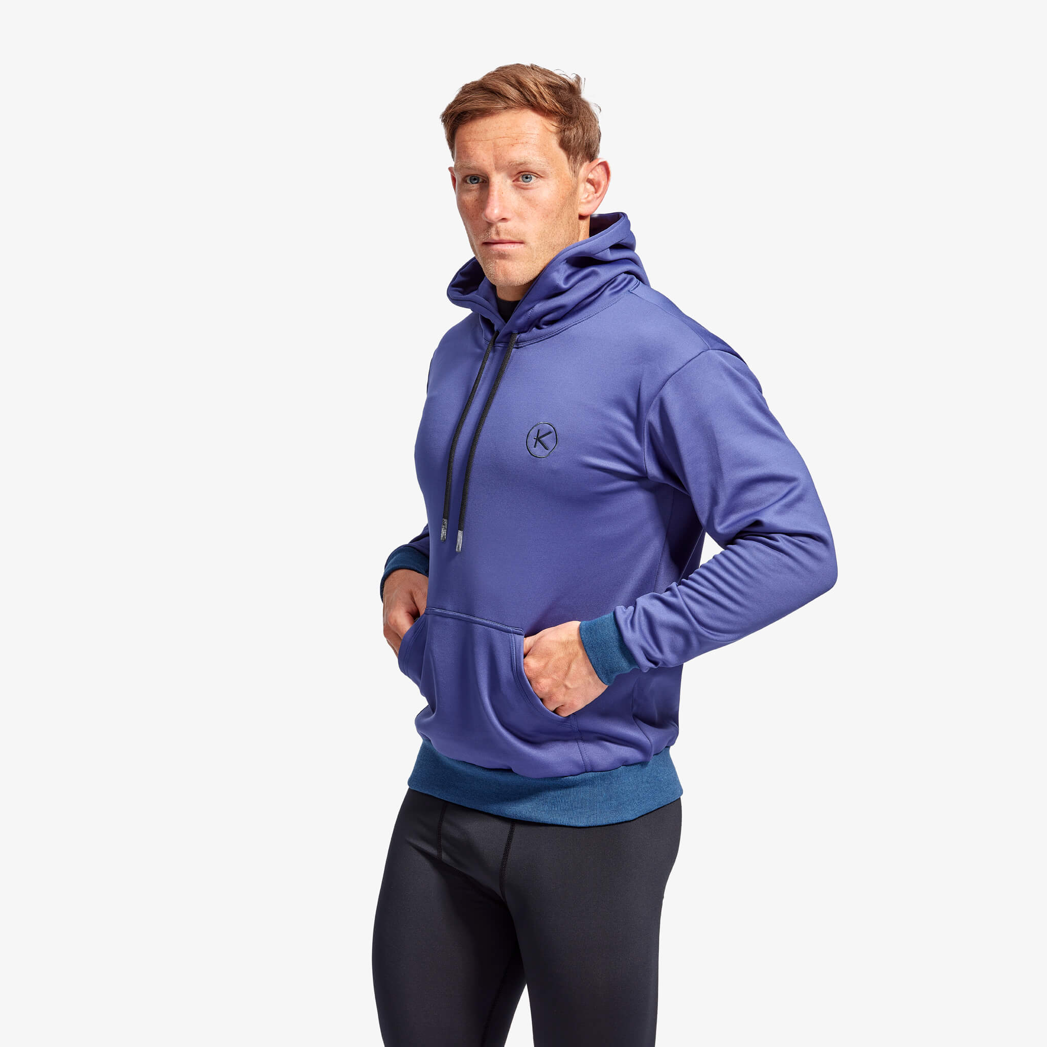 Men's Infrared Hoodie - Grey & Blue