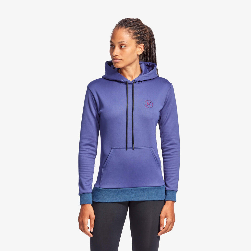 Women's Infrared Hoodie - Grey & Blue